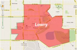 Lowry map