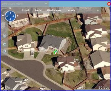 birds eye view