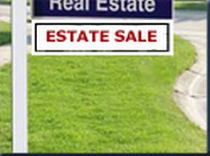 estate sale real estate sign