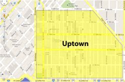 Uptown map