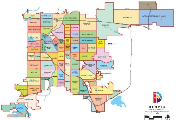 neighborhood map denver county